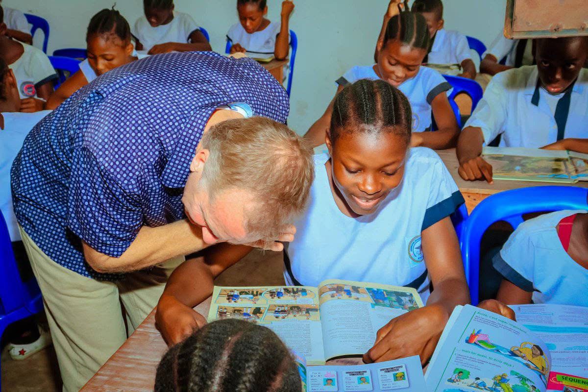 Students reading